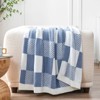 Snuggle Sac Fluffy Buffalo Plaid Throw Blanket,Reversible Cozy Throw,Classic Checkered Style - 3 of 4