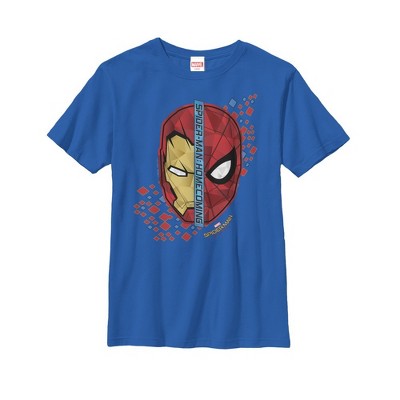 Boy's Marvel Spider-man: Homecoming Iron Man Face T-shirt : Target