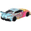 Nissan 35GT-RR Ver.1 "LB-Silhouette Works GT" Light Blue & Yellow w/Graphics LBWK KUMA Ltd Ed 1/64 Diecast Model Car by Mini GT - 4 of 4