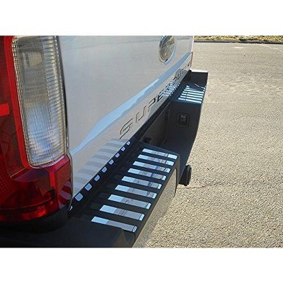 QAA is Compatible with 2017-2020 Ford F-250 & F-350 Super Duty 18 Piece Stainless Rear Bumper Trim Accent, Insert Set BI57320