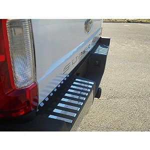 QAA is Compatible with 2017-2020 Ford F-250 & F-350 Super Duty 18 Piece Stainless Rear Bumper Trim Accent, Insert Set BI57320 - 1 of 4