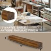 TinyHomie Fireplace Mantel,72" Wood Floating Fireplace Shelves,Wall Mounted Wooden Display Shelving,72"x8"x6",Dark Chocolate Color - 3 of 4