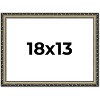 PosterPalooza | 18x13 Wood Antique Frame with UV Acrylic, 4 Finishes: Bronze, Gold, Silver, and Black - 2 of 4