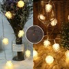 Perfect Holiday 10 LED Soft Plastic Pine Cone Light Set - Warm White - 4 of 4