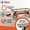 Rally and Roar 72 Inch Air Hockey Table with LED Scorer and Table Tennis Top - 3 of 4