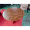 Round Dining Table for 4, 47 Inches Dining Room Table with Wooden Base, Circle Kitchen Dinner Table for Dining Room,Kitchen,Living Room (Table Only) - 3 of 4