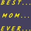 Women's Design By Humans Best Mom Ever Text By swaise Racerback Tank Top - 2 of 2