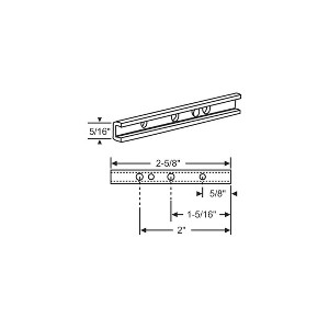 Brixwell 900-15004 Pivot Bar For Constant Force roller Tilt Balance stainless Steel - 1 of 2