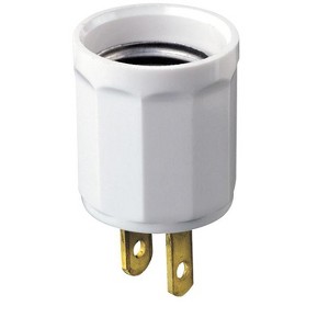 Leviton Polarized 1 outlets Adapter 1 pk Model No.  00061-00W - 1 of 1
