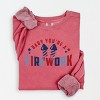 Simply Sage Market Baby You're A Firework Stars Lightweight Garment Dyed Sweatshirt - 2 of 4