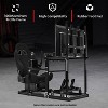 Dardoo Racing Simulator Cockpit with Black Seat&Monitor Mount-Aluminum Profile-Compatible with Logitech,Thrustmaster,Fanatec(Wheel/Pedal Not Included) - 4 of 4