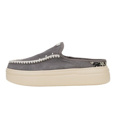 Hey Dude Austin Lift Western - Womens Comfortable Slip on Platform Mules