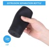 Travel Hand Soap Dispenser, Food Grade Silicone Squeeze Bottle with Leak-Proof Lid & Wide Mouth, Portable Bottles for Shampoo, Creams, Essential Oil - 4 of 4