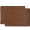 KAF Home Santiago set of 4  faux leather placemats - 2 of 2