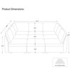 Belffin 9-Seater Sleeper Sectional - Convertible Cloud Couch with Plush Corduroy & All-Module Storage - 2 of 4