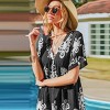 Women's Boho Chic Printed Tiered Dress - Cupshe - 2 of 4