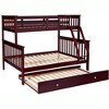 Donco Kids Hilde Mission Twin Over Full Cappuccino Bunkbed With Twin Trundle - 3 of 4