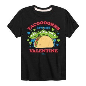 Boys' - Toy Story - Tacos Are My Valentine Short Sleeve Graphic T-Shirt - 1 of 4