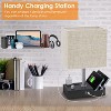iMountek"Fully Dimmable Table Lamp with Dual USB Ports, Power Outlets & LED Bulb for Bedroom & Nightstand"Beige - 4 of 4