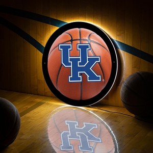 Evergreen Ultra-Thin Edgelight LED Wall Decor, Basketball, University of Kentucky- 15 x 15 Inches Made In USA - 1 of 4