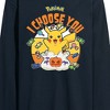 Men's - Pokémon - Candy I Choose You Long Sleeve Graphic T-Shirt - 2 of 4