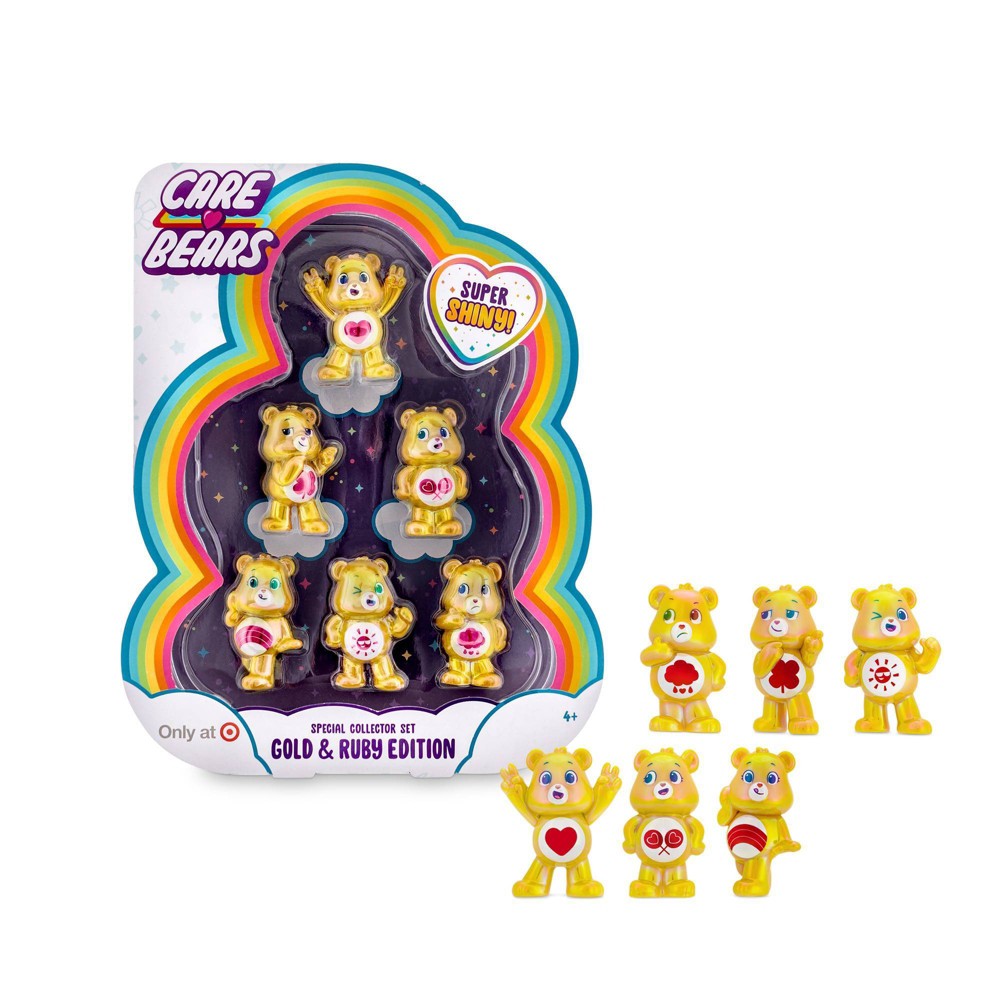 Care Bears Gold And Rube Edition Good Luck Bear Tenderheart Bear Share Bear Cheer Bear Funshine 0735