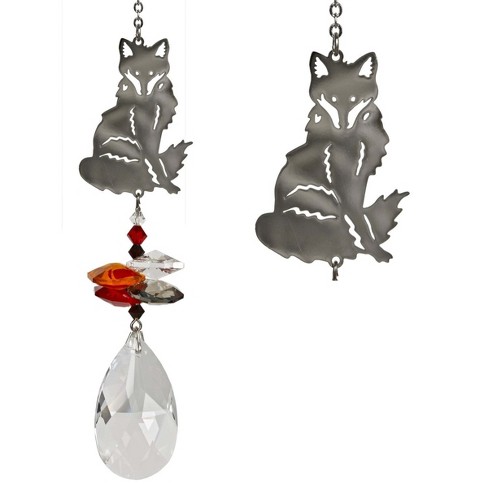 Woodstock Wind Chimes Woodstock Rainbow Makers Collection, Crystal Fantasy, 4.5'' Fox Crystal Suncatcher CFFO - image 1 of 4