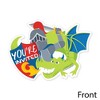 Big Dot of Happiness Calling All Knights and Dragons - Shaped Fill-In Invites - Medieval Birthday Party Invitation Cards with Envelopes - Set of 12 - 3 of 4