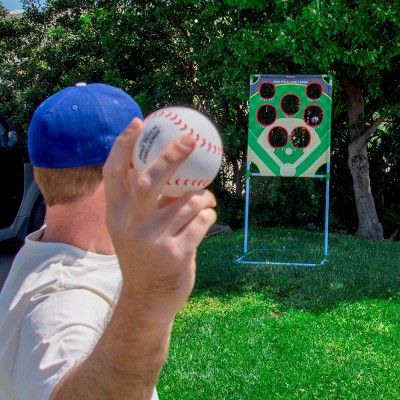 GoSports Pro Pitch Challenge Baseball Toss Game Set with PVC Frame