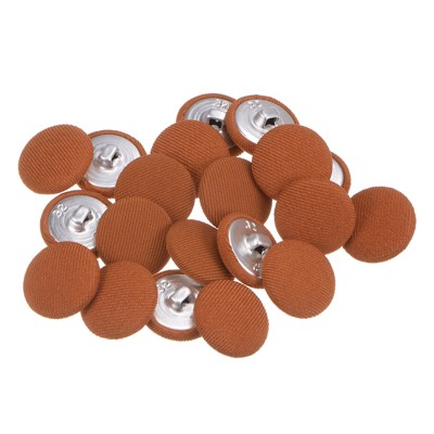 Unique Bargains Metal Shank Round Cloth Covered DIY Sewing Buttons 20 Pcs