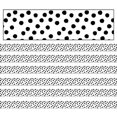 Schoolgirl Style Straight Border 3" x 216' Painted Dots (CD-108344-6)