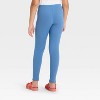 Girls' Solid Ribbed Leggings - Cat & Jack™ - 2 of 3