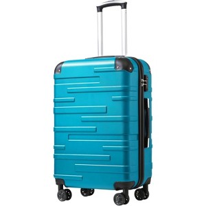 Paaaawaters Luggage Suitcase Carry-on Hardside Travel Luggage TSA Lock Spinner Telescopic Handle - 1 of 4