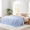 Cozy Bliss Plush Waffle Fleece Throw Blanket, Ultra Soft Comforter Style Home Blanket - 2 of 4