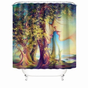Sweet Lover Shower Curtains for Bathroom Waterproof Fabric Bath Curtain Durable Soft Stylish Bathroom Decor 72x72 Inch - 1 of 1