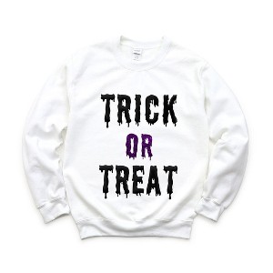 Simply Sage Market Women's Graphic Sweatshirt Trick Or Treat Puff Print - 1 of 4