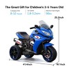12V Racing Style Kids Ride-On Motorcycle Toy, 3-Wheel Electric Sport Bike with LED Wheel Lights, Music, Headlights & Training Wheels for Kids 3-6 - 4 of 4