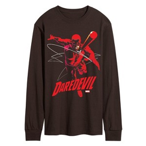 Men's - Marvel - Daredevil Throwing Cain Long Sleeve Graphic T-Shirt - 1 of 2