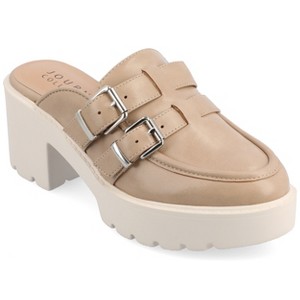 Journee Collection Womens Brydie Light Weight Platform Mule Pumps - 1 of 4