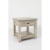 Jofran,Artisan's Craft Rustic Farmhouse Distressed Solid Wood End Table - 4 of 4