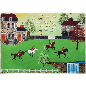 Olivia’s Home On The Hunt Homestead Indoor Doormat – 22" x 32" Rustic Cabin-Style Entry Mat with Hunting Lodge Theme - 1 of 3