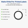 Avery Labels, 2" Diameter, Matte White, Black & White Polka Dots, 120ct - 2 of 4
