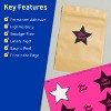 Avery Neon Magenta Paper Labels, 2-1/4" x 2-3/8" Star - 2 of 4