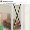 Console Table with 2 Drawers Vintage Sofa Table Farmhouse Wood Entryway Table with Storage Shelf - 3 of 4