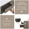 Whisen Floating Wall-Mounted Bathroom Vanity with Resin Sink, Water-Resistant Timber Cabinets and Drawers - 4 of 4
