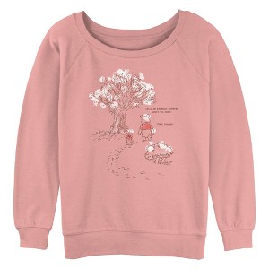 Junior's Winnie the Pooh Pooh And Piglet Friends Forever Sweatshirt - 1 of 3