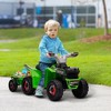 Aosom Kids ATV Quad Car with Back Trailer, 6V Kids Electric Car with Forward Backward Function for Toddlers Ages 18-36 Months - 3 of 4
