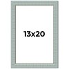 PosterPalooza | Refined Blue Picture Frame - UV Acrylic, Foam Board Backing, Hanging Hardware - 2 of 4