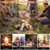 Orieon Swivel Campfire Grill – Heavy Duty Steel BBQ Grate with Adjustable Height & 360° Rotation for Outdoor Fire Pit Cooking. - 3 of 4