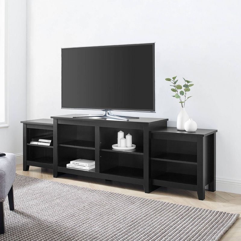 Leveled Classic Tiered Top TV Stand for TVs up to 50" - Saracina Home, 1 of 9
